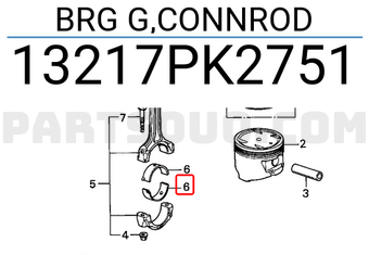 Honda 13217PK2751 BRG G,CONNROD
