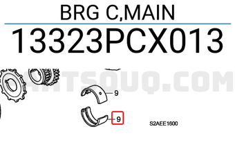 Honda 13323PCX013 BRG C,MAIN
