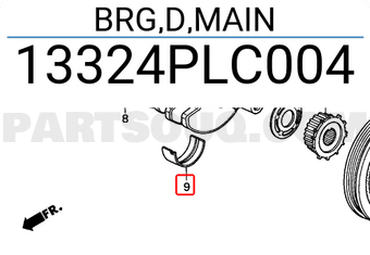 Honda 13324PLC004 BRG,D,MAIN