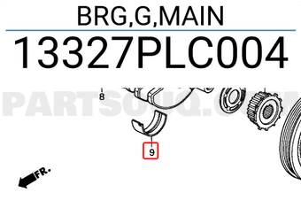Honda 13327PLC004 BRG,G,MAIN