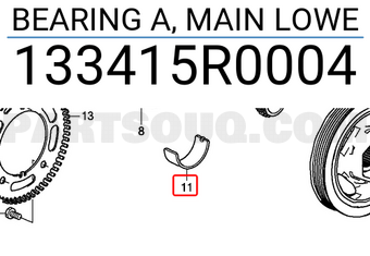 Honda 133415R0004 BEARING A, MAIN LOWE