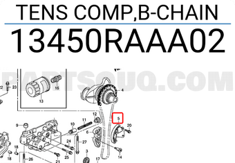 Honda 13450RAAA02 TENS COMP,B-CHAIN