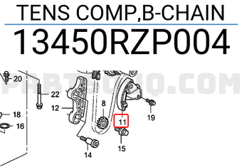 Honda 13450RZP004 TENS COMP,B-CHAIN