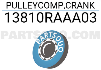 Honda 13810RAAA03 PULLEYCOMP,CRANK