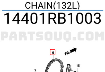 Honda 14401RB1003 CHAIN(132L)