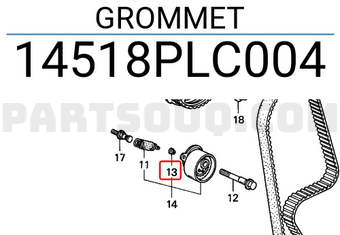 Honda 14518PLC004 GROMMET