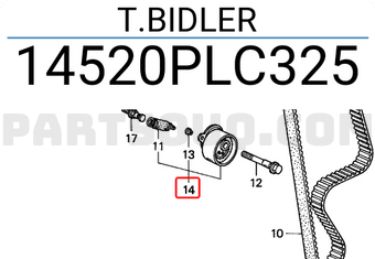 Honda 14520PLC325 T.BIDLER