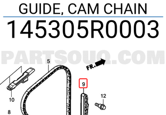 Honda 145305R0003 GUIDE, CAM CHAIN