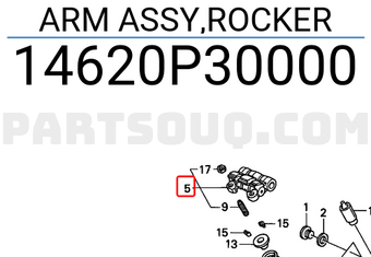 Honda 14620P30000 ARM ASSY,ROCKER