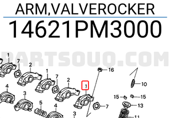 Honda 14621PM3000 ARM,VALVEROCKER