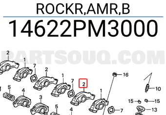 Honda 14622PM3000 ROCKR,AMR,B