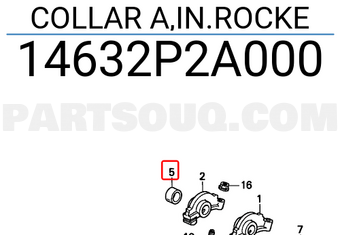 Honda 14632P2A000 COLLAR A,IN.ROCKE