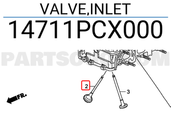 Honda 14711PCX000 VALVE,INLET