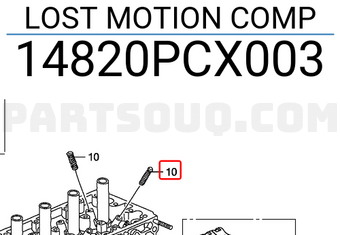 Honda 14820PCX003 LOST MOTION COMP