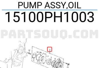 Honda 15100PH1003 PUMP ASSY,OIL