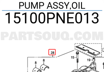 Honda 15100PNE013 PUMP ASSY,OIL