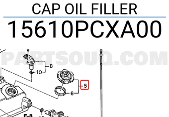 Honda 15610PCXA00 CAP OIL FILLER