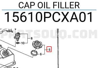 Honda 15610PCXA01 CAP OIL FILLER