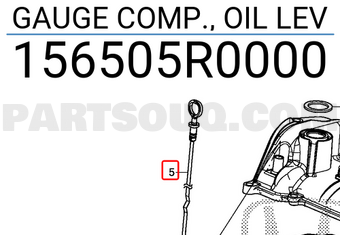 Honda 156505R0000 GAUGE COMP., OIL LEV