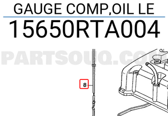 Honda 15650RTA004 GAUGE COMP,OIL LE