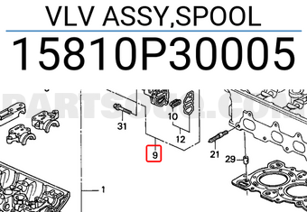 Honda 15810P30005 VLV ASSY,SPOOL