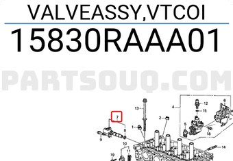 Honda 15830RAAA01 VALVEASSY,VTCOI