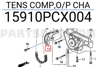 Honda 15910PCX004 TENS COMP,O/P CHA