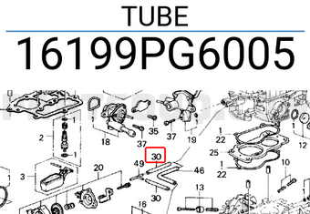 Honda 16199PG6005 TUBE