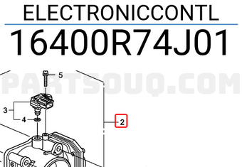 Honda 16400R74J01 ELECTRONICCONTL