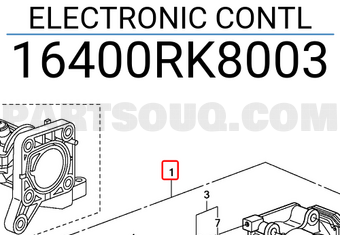 Honda 16400RK8003 ELECTRONIC CONTL