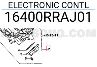 Honda 16400RRAJ01 ELECTRONIC CONTL