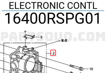 Honda 16400RSPG01 ELECTRONIC CONTL