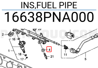 Honda 16638PNA000 INS,FUEL PIPE