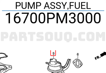 Honda 16700PM3000 PUMP ASSY,FUEL