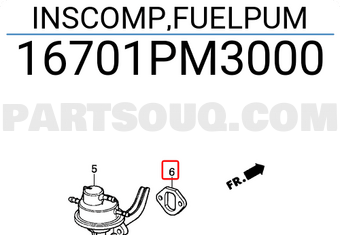 Honda 16701PM3000 INSCOMP,FUELPUM