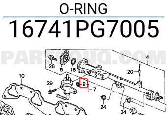 Honda 16741PG7005 O-RING