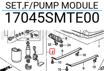 Honda 17045SMTE00 SET,F/PUMP MODULE