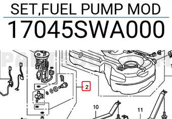 Honda 17045SWA000 SET,FUEL PUMP MOD