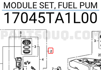 Honda 17045TA1L00 MODULE SET, FUEL PUM