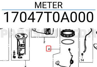 Honda 17047T0A000 METER