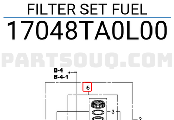 Honda 17048TA0L00 FILTER SET FUEL