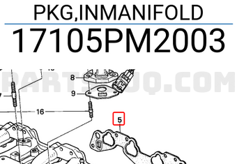 Honda 17105PM2003 PKG,INMANIFOLD