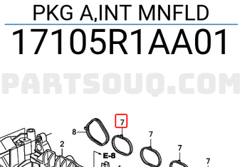 Honda 17105R1AA01 PKG A,INT MNFLD