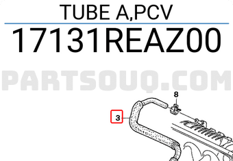 Honda 17131REAZ00 TUBE A,PCV