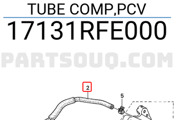 Honda 17131RFE000 TUBE COMP,PCV