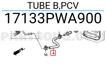 Honda 17133PWA900 TUBE B,PCV