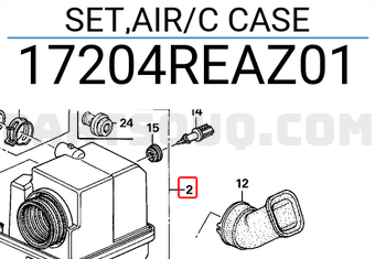 Honda 17204REAZ01 SET,AIR/C CASE