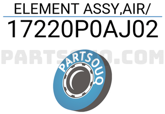 Honda 17220P0AJ02 ELEMENT ASSY,AIR