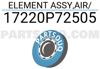 Honda 17220P72505 ELEMENT ASSY,AIR