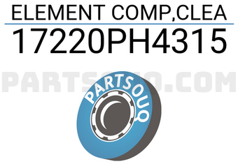 Honda 17220PH4315 ELEMENT COMP,CLEA